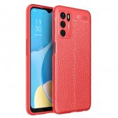 Oppo A16 Kılıf Focus Derili Kamera Korumalı Silikon Kılıf - 2