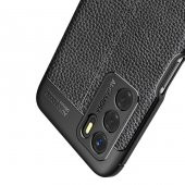 Oppo A16 Kılıf Focus Derili Kamera Korumalı Silikon Kılıf - 10