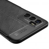 Oppo A16 Kılıf Focus Derili Kamera Korumalı Silikon Kılıf - 11