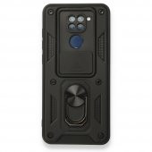 Xiaomi Redmi Note 9 Kılıf Pars Lens Yüzüklü Silikon Kılıf - 1