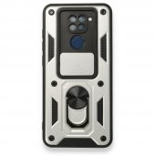 Xiaomi Redmi Note 9 Kılıf Pars Lens Yüzüklü Silikon Kılıf - 5