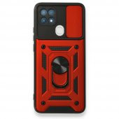 Oppo A15S Kılıf Pars Lens Yüzüklü Standlı Silikon Kılıf thumbnail 4