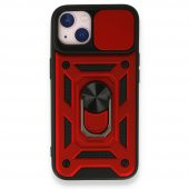 iPhone 13 Kılıf Pars Lens Yüzüklü Standlı Silikon Kılıf - 4