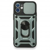 iPhone 12 Mini Kılıf Pars Lens Yüzüklü Standlı Silikon Kılıf thumbnail 5