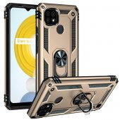 Realme C21 Kılıf Sofya Yüzüklü Standlı Silikon Kılıf - 5