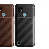 Realme C21 Kılıf Focus Karbon Kamera Korumalı Kılıf - 5