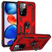 Xiaomi Redmi Note 11 Pro Kılıf Sofya Yüzüklü Stand Silikon Kılıf - 3