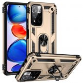 Xiaomi Redmi Note 11 Pro Kılıf Sofya Yüzüklü Stand Silikon Kılıf - 7
