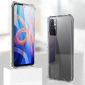 Xiaomi Redmi Note 11 5G Kılıf Olex Antishock Şeffaf Silikon Kılıf - 5