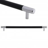 (KROM MAT SİYAH) Çekmece Dolap Kapak Kulpu Kulp 224 mm - 1