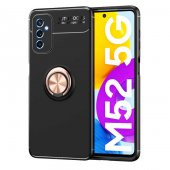 Samsung Galaxy M52 Kılıf Range Yüzüklü Standlı Silikon Kılıf - 3