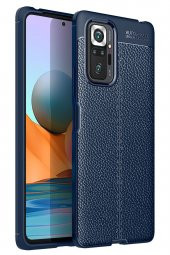 Xiaomi Redmi Note 10 Pro Kılıf Focus Derili Silikon Kılıf - 6