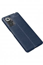 Xiaomi Redmi Note 10 Pro Kılıf Focus Derili Silikon Kılıf - 7