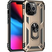 iPhone 13 Pro Max Kılıf Sofya Yüzüklü Standlı Silikon Kılıf - 7