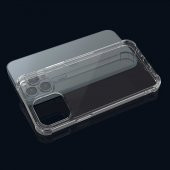 iPhone 13 Pro Kılıf Olex TPU Antishock Şeffaf Silikon Kılıf - 4
