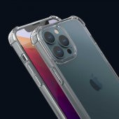 iPhone 13 Pro Kılıf Olex TPU Antishock Şeffaf Silikon Kılıf - 9