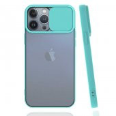 iPhone 13 Pro Kılıf Palm Buzlu Kamera Korumalı Silikon Kılıf - 8