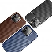 iPhone 13 Pro Kılıf Focus Karbon Kamera Korumalı Kılıf - 8