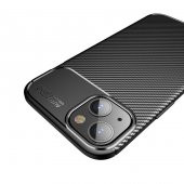 iPhone 13 Mini Kılıf Focus Karbon Kamera Korumalı Kılıf - 9