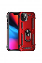 iPhone 13 Kılıf Sofya Yüzüklü Standlı Silikon Kılıf thumbnail 5