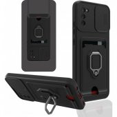 Samsung Galaxy A02S Kılıf Zuma Kartvizitli Yüzüklü Silikon Kılıf thumbnail 1