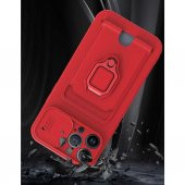 iPhone 12 Kılıf Zuma Kartvizitli Yüzüklü İpli Silikon Kılıf thumbnail 8