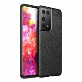 Samsung Galaxy S21 Ultra Kılıf Focus Derili Kamera Koruma Kılıf - 1