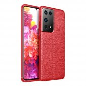 Samsung Galaxy S21 Ultra Kılıf Focus Derili Kamera Koruma Kılıf - 3