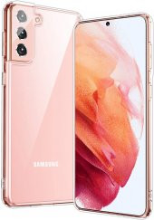 Samsung Galaxy S21 Plus Kılıf Lüx Şeffaf Silikon Kılıf - 2