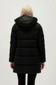 Bad Bear Kadın Siyah Kapüşonlu Nikita Mont - 3