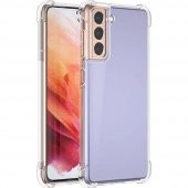 Samsung Galaxy S21 Kılıf Olex TPU Antishock Şeffaf Silikon Kılıf - 1