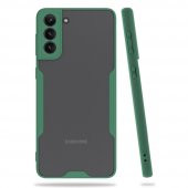 Samsung Galaxy S21 Kılıf Platin Kamera Korumalı Silikon Kılıf - 7