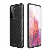 Samsung Galaxy S21 Kılıf Focus Karbon Kamera Korumalı Kılıf - 1