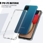 Samsung M12 Kılıf Olex TPU Antishock Şeffaf Silikon Kılıf - 6