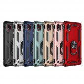 Samsung A01 Core Kılıf Sofya Yüzüklü Standlı Silikon Kılıf thumbnail 3