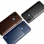 Realme C21 Kılıf Focus Karbon Kamera Korumalı Kılıf - 3