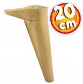 Mobilya Kanepe Sehpa Puf Koltuk Ayağı Baza Ayak Kahverengi 20 cm - 1