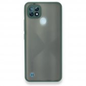 Realme C21 Kılıf Montreal Buzlu Kamera Korumalı Silikon Kılıf - 4