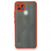 Realme C21 Kılıf Montreal Buzlu Kamera Korumalı Silikon Kılıf - 5
