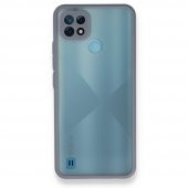 Realme C21 Kılıf Montreal Buzlu Kamera Korumalı Silikon Kılıf - 7