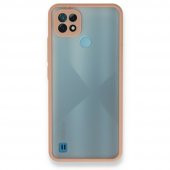 Realme C21 Kılıf Montreal Buzlu Kamera Korumalı Silikon Kılıf - 8