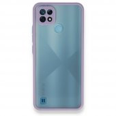 Realme C21 Kılıf Montreal Buzlu Kamera Korumalı Silikon Kılıf - 9