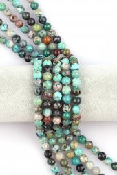 Krizokol ( A Kalite ) Doğal Taş Dizi 8 mm Küre Kesim thumbnail 1