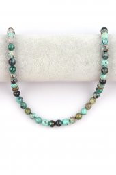 Krizokol ( A Kalite ) Doğal Taş Dizi 8 mm Küre Kesim thumbnail 2