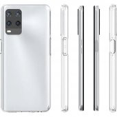Oppo A54 4G Kılıf Lüx Kamera Korumalı Şeffaf Silikon Kılıf - 3