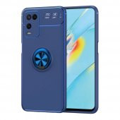 Oppo A54 4G Kılıf Range Yüzüklü Kamera Korumalı Silikon Kılıf - 4