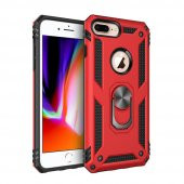 iPhone 6 Plus / 6S Plus Kılıf Yüzüklü Standlı Silikon Kılıf - 3