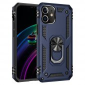iPhone 12 Pro Kılıf Sofya Yüzüklü Standlı Korumalı Kılıf - 6