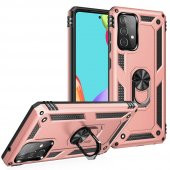 Samsung Galaxy A32 Kılıf Sofya Yüzüklü Standlı Korumalı Kılıf - 9