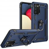 Samsung Galaxy A02S Kılıf Sofya Yüzüklü Standlı Korumalı Kılıf - 7